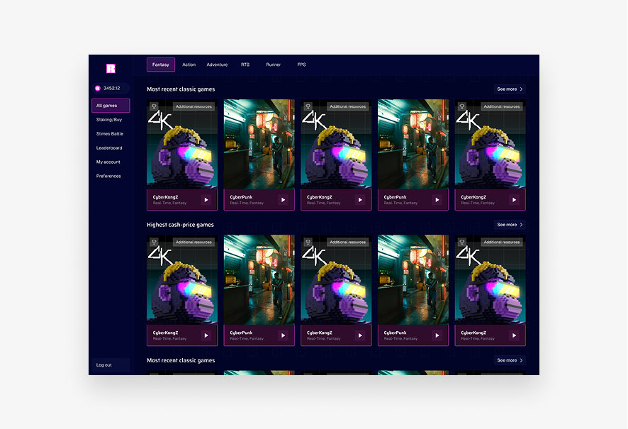 RetroRack : Competitive Crypto Gaming